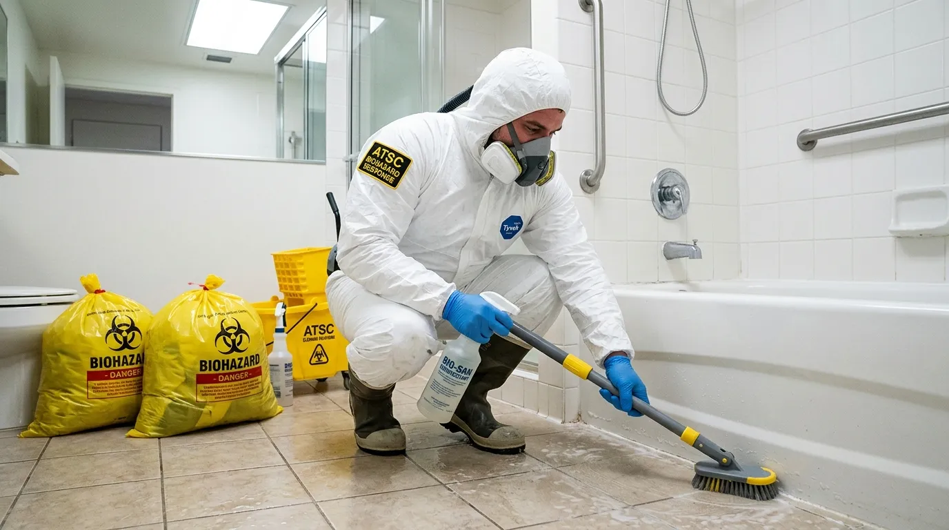 Decontamination equipment deployed for Blood Cleanup in Bloomingdale